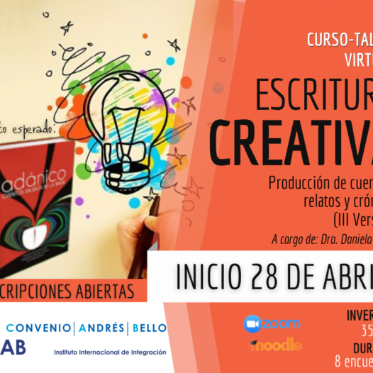 Curso-Taller Virtual: Escritura Creativa (III Versión)