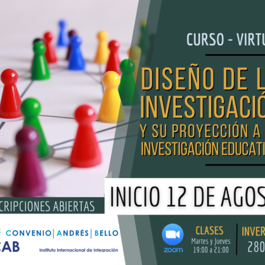 Curso Virtual: Diseño de la investigación y su proyección hacia la investigación educativa