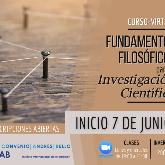 Curso Virtual: Fundamentos Filosóficos para la Investigación Científica